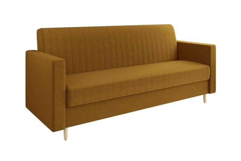 Midfeld 3-personers Sovesofa - Gul - Sovesofaer - 3 personers sovesofa