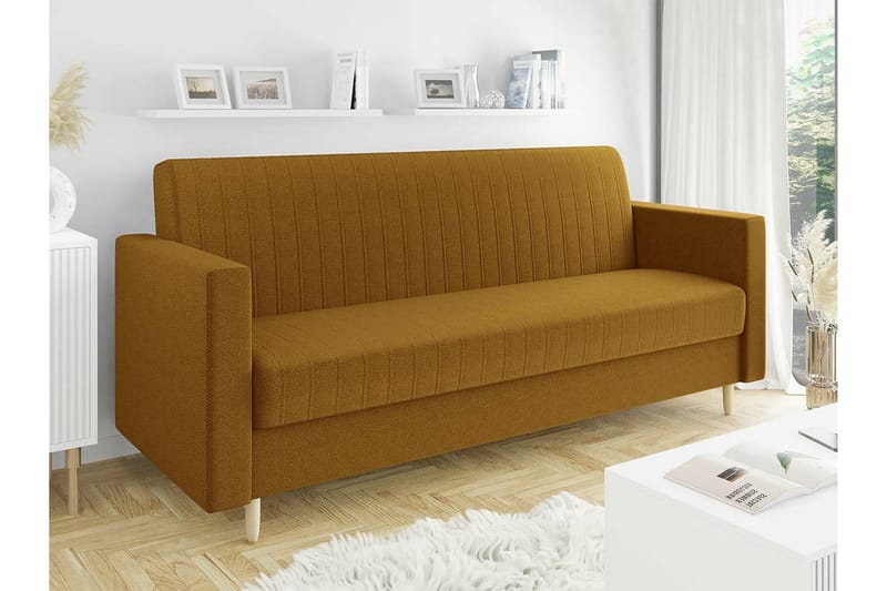 Midfeld 3-personers Sovesofa - Gul - Møbler - Sofaer - Sovesofaer