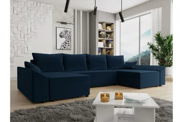 Midfeld 4-sits Hörnbäddsoffa blue - Møbler - Sofaer - Sovesofaer