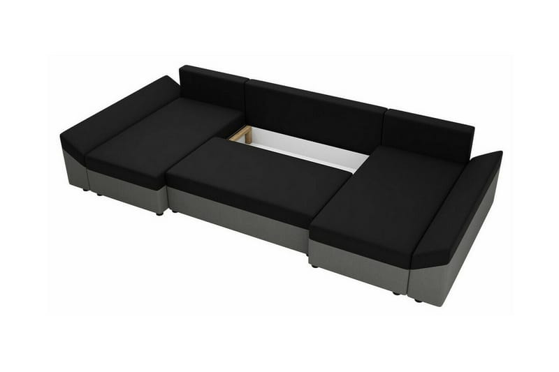 Midfeld 4-sits Hörnbäddsoffa Brown - Møbler - Sofaer - Sovesofaer