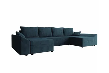 Midfeld 4-sits Hörnbäddsoffa Dark blue - Møbler - Sofaer - Sovesofaer
