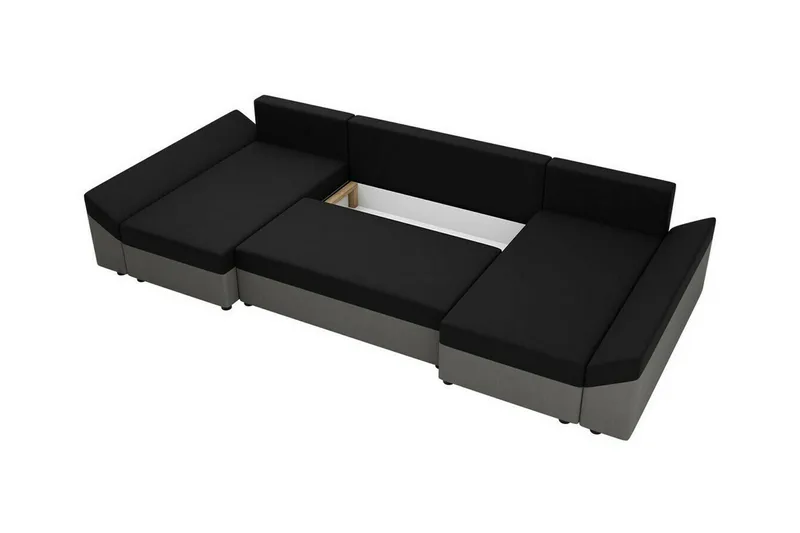 Midfeld 4-sits Hörnbäddsoffa Light grey - Møbler - Sofaer - Sovesofaer