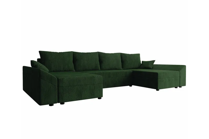 Midfeld 4-sits Hörnbäddsoffa NO_BRAND Dark green, undefined