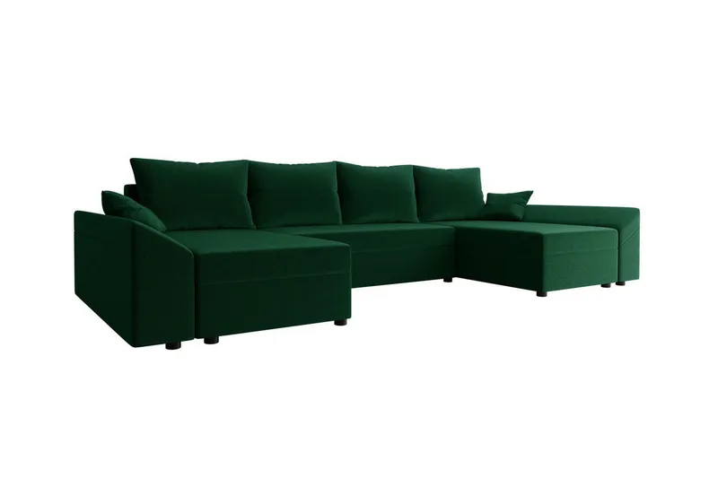 Midfeld 4-sits Hörnbäddsoffa NO_BRAND Dark green, undefined