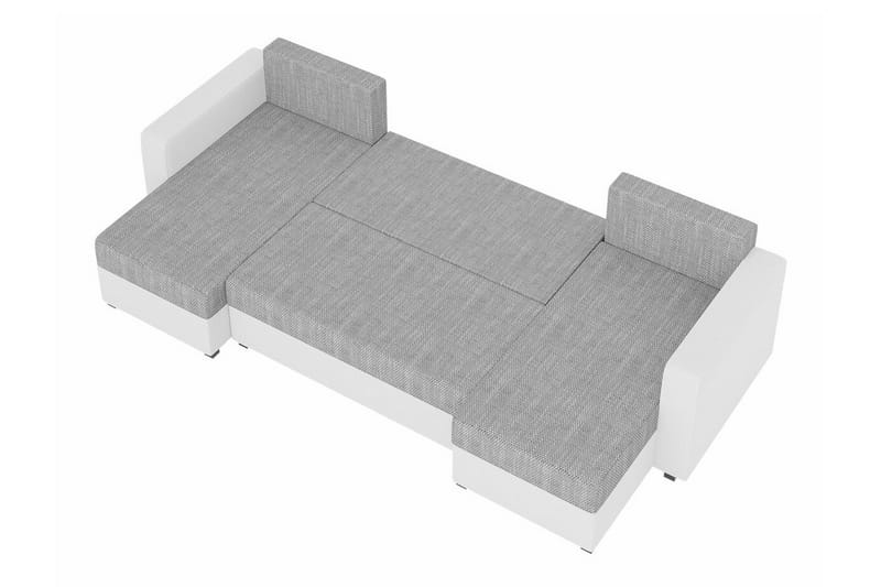 Midfeld 4-personers Hjørnesovesofa - Sort/Grålig Brun - Møbler - Sofaer - Sovesofaer