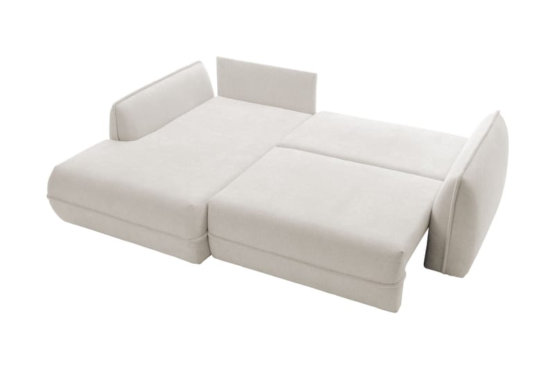Mirana Sovesofa med Divan 3-personers - Hvid - Møbler - Sofaer - Sovesofaer