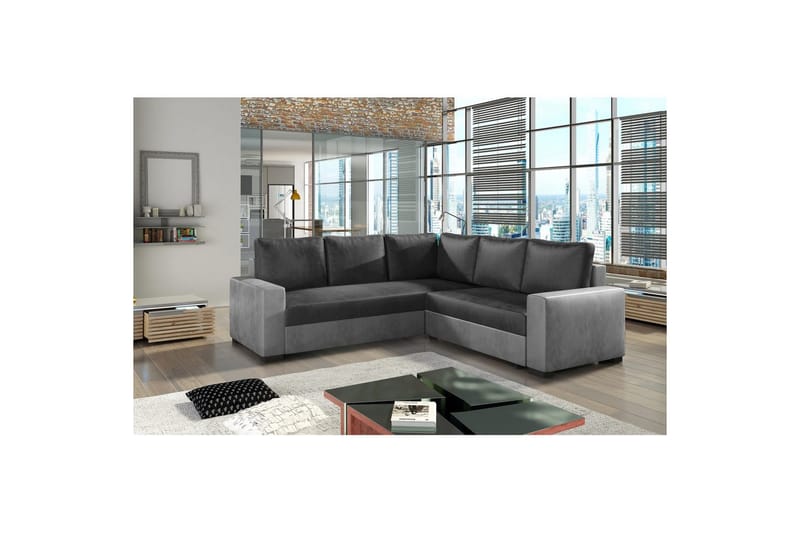 Modulsofa Eltap Canis 235x235x89 cm - Monolith 97, Monolith 84, Mørk Grå, Lys Grå - Møbler - Sofaer - Sovesofaer