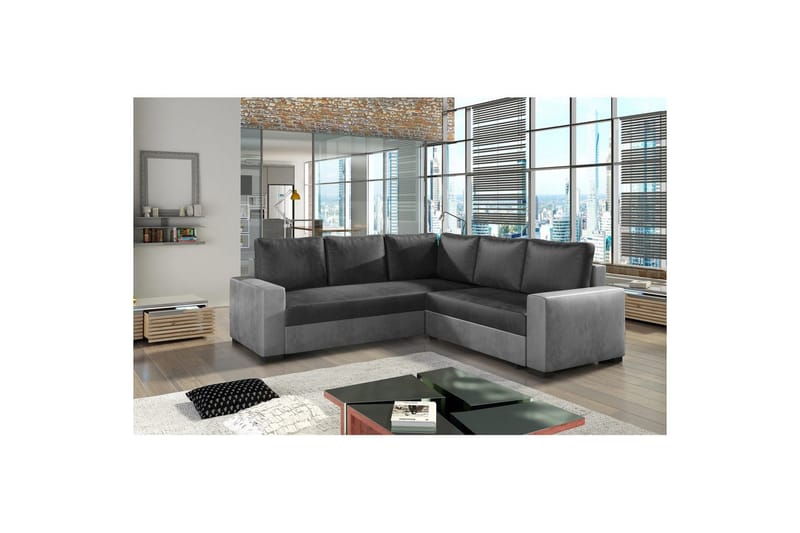 Modulsofa Eltap Canis 235x235x89 cm, Monolith 97, Monolith 84, Mørk Grå, Lys Grå