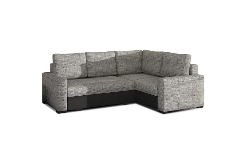Modulsofa Eltap Corona 235x162x90 cm - Berlin 01, Soft 11, Grå, Sort, Højre - Møbler - Sofaer - Sovesofaer