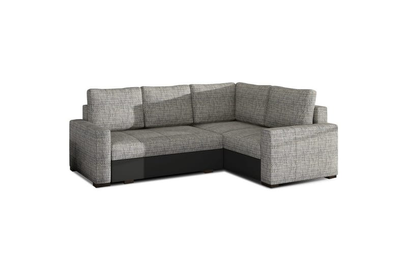 Modulsofa Eltap Corona 235x162x90 cm - Berlin 01, Soft 11, Grå, Sort, Højre - Møbler - Sofaer - Sovesofaer