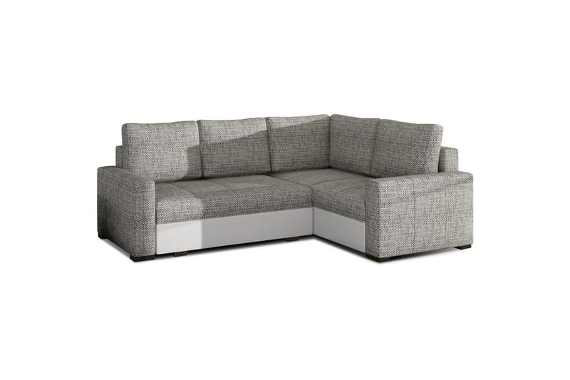 Modulsofa Eltap Corona 235x162x90 cm - Berlin 01, Soft 17, Grå, Hvid, Højre - Møbler - Sofaer - Sovesofaer