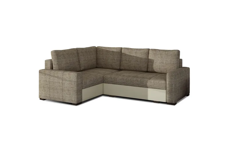 Modulsofa Eltap Corona 235x162x90 cm - Berlin 03, Soft 33, Beige, Venstre - Møbler - Sofaer - Sovesofaer