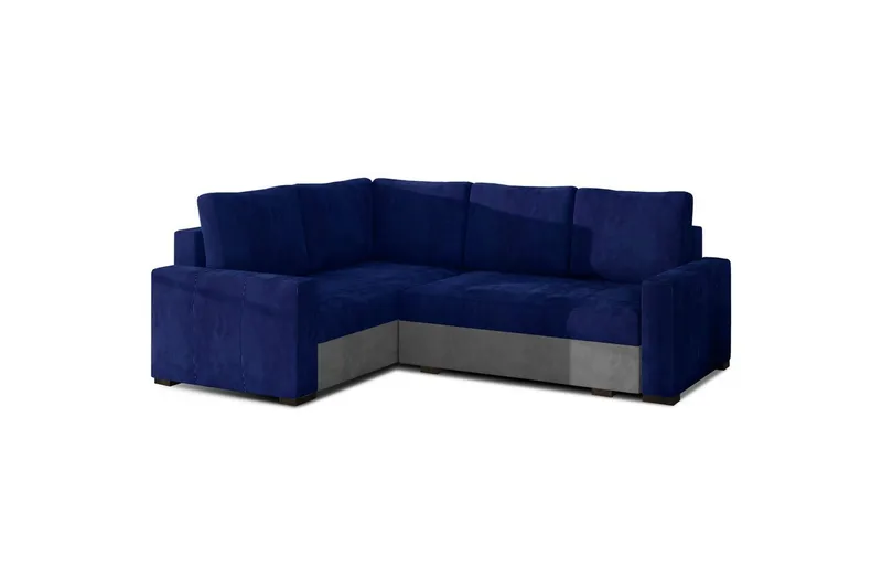 Modulsofa Eltap Corona 235x162x90 cm, Kronos 09, Paros 05, Mørkeblå, Lysegrå, Venstre