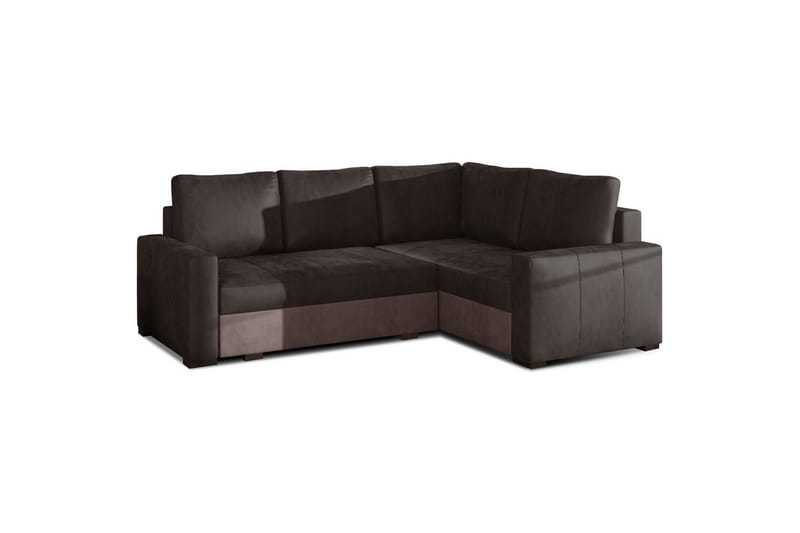 Modulsofa Eltap Corona 235x162x90 cm - Monolith 29, Monolith 09, Brun, Mørk Beige, Højre - Møbler - Sofaer - Sovesofaer