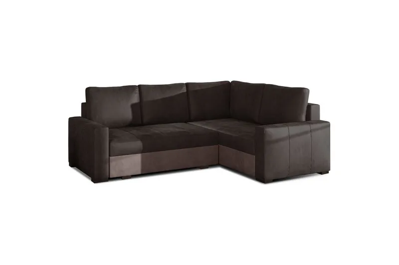 Modulsofa Eltap Corona 235x162x90 cm, Monolith 29, Monolith 09, Brun, Mørk Beige, Højre
