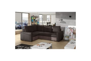 Modulsofa Eltap Corona 235x162x90 cm - Monolith 29, Monolith 09, Brun, Mørk Beige, Venstre - Møbler - Sofaer - Sovesofaer