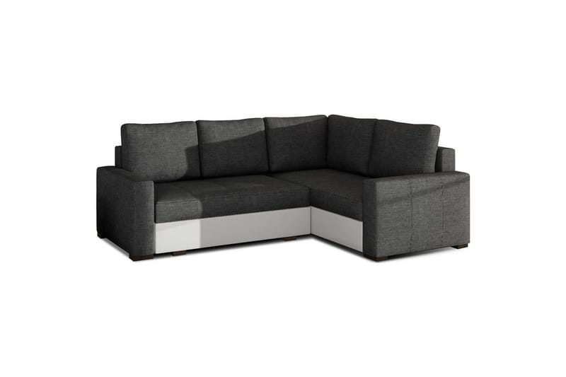 Modulsofa Eltap Corona 235x162x90 cm, Sawana 05, Soft 17, Grå, Hvid, Højre