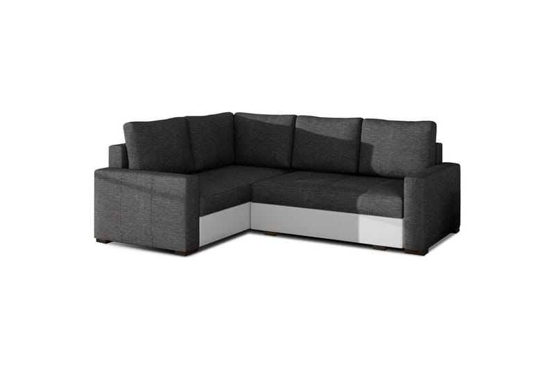 Modulsofa Eltap Corona 235x162x90 cm - Sawana 05, Soft 17, Grå, Hvid, Venstre - Møbler - Sofaer - Sovesofaer