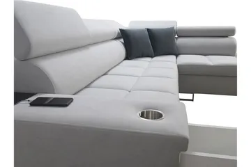 Morenia 3-pers. Hjørnesovesofa Højre - Hvid - Møbler - Sofaer - Sovesofaer