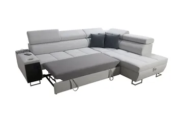 Morenia 3-pers. Hjørnesovesofa Højre - Hvid - Møbler - Sofaer - Sovesofaer