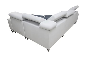 Morenia 3-pers. Hjørnesovesofa Venstre - Hvid - Møbler - Sofaer - Sovesofaer