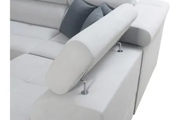 Morenia 4-pers. Hjørnesovesofa Højre - Hvid - Møbler - Sofaer - Sovesofaer