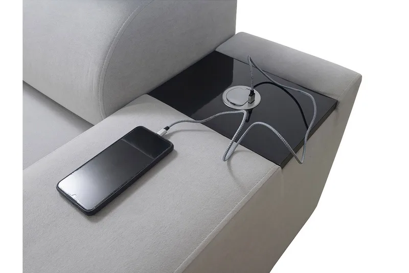 Morenia 4-pers. Hjørnesovesofa Venstre - Sort - Møbler - Sofaer - Sovesofaer