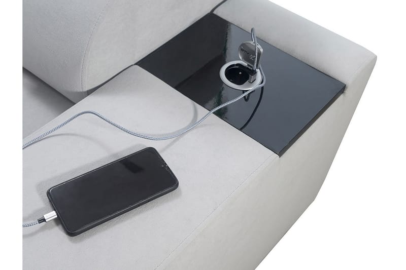 Morenia 4-pers. Hjørnesovesofa Højre - Hvid - Møbler - Sofaer - Sovesofaer