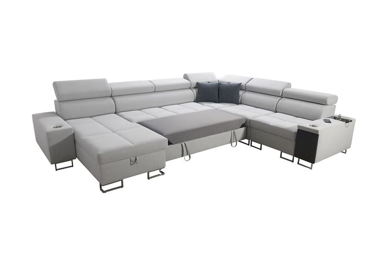 Morenia 4-pers. Hjørnesovesofa Højre - Sort - Møbler - Sofaer - Sovesofaer