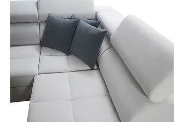 Morenia 4-pers. Hjørnesovesofa Højre - Hvid - Møbler - Sofaer - Sovesofaer