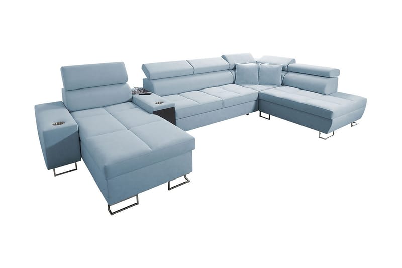 Morenia 4-pers. Hjørnesovesofa Venstre, Blå
