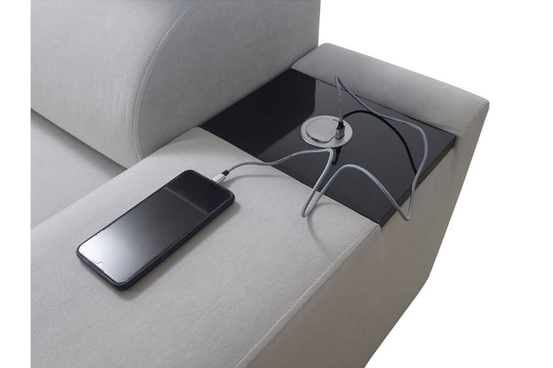 Morenia 4-pers. Hjørnesovesofa Højre - Hvid - Møbler - Sofaer - Sovesofaer