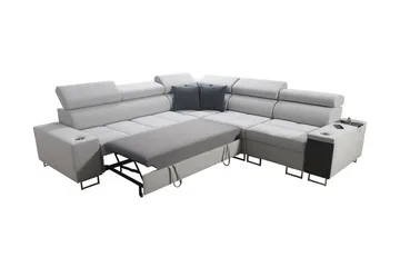 Morenia 4-pers. Hjørnesovesofa Højre - Hvid - Møbler - Sofaer - Sovesofaer