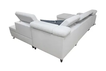 Morenia 4-pers. Hjørnesovesofa Højre - Hvid - Møbler - Sofaer - Sovesofaer