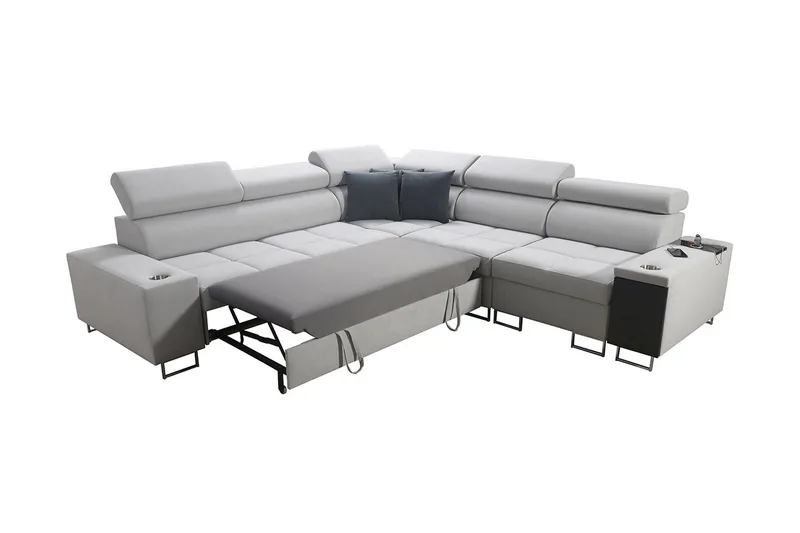 Morenia 4-pers. Hjørnesovesofa Højre - Brun - Møbler - Sofaer - Sovesofaer