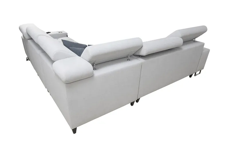 Morenia 4-pers. Hjørnesovesofa Højre - Lysegrå - Møbler - Sofaer - Sovesofaer