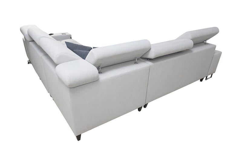 Morenia 4-pers. Hjørnesovesofa Højre - Hvid - Møbler - Sofaer - Sovesofaer