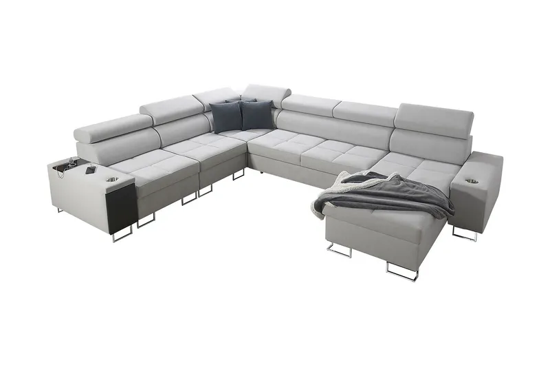 Morenia 4-pers. Hjørnesovesofa Højre, Hvid