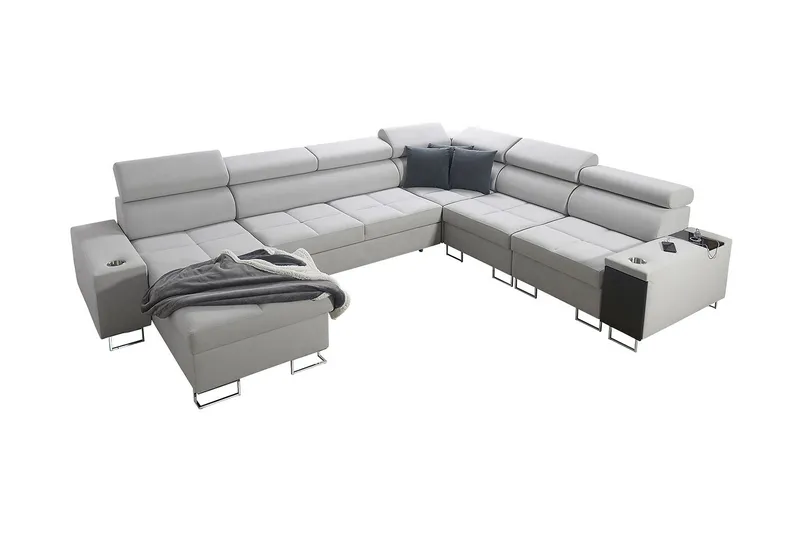 Morenia 4-pers. Hjørnesovesofa Venstre, Hvid