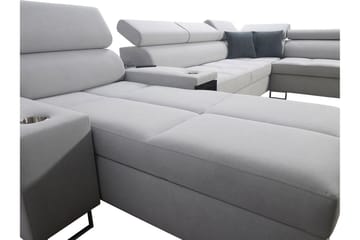Morenia 4-pers. Hjørnesovesofa Højre - Lyserød - Møbler - Sofaer - Sovesofaer
