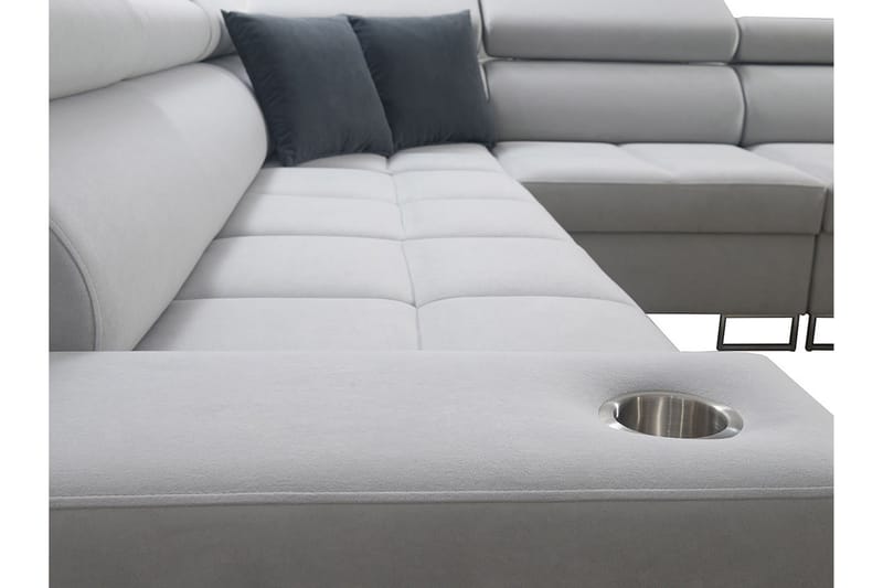 Morenia 4-pers. Hjørnesovesofa Venstre - Hvid - Møbler - Sofaer - Sovesofaer