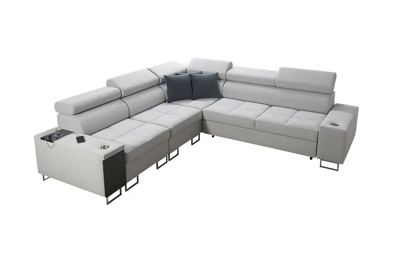 Morenia 4-pers. Hjørnesovesofa Venstre, Hvid