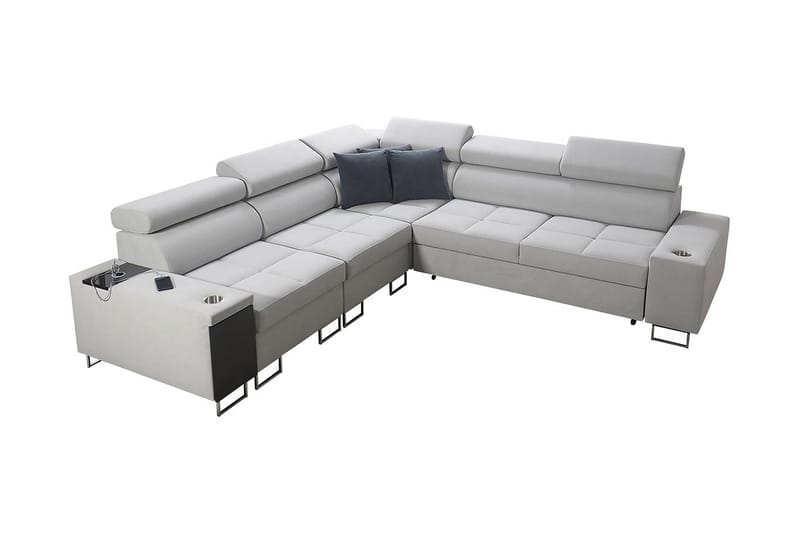 Morenia 4-pers. Hjørnesovesofa Venstre, Hvid