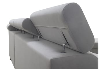 Morenia Højrevendt Sovesofa 127x210 cm med Opbevaring i Stof - Grå - Møbler - Sofaer - Sovesofaer
