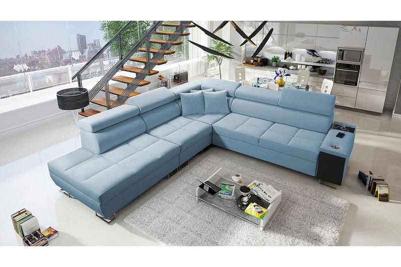 Morenia Sovesofa m. Chaiselong L-formet - Møbler - Sofaer - Sovesofaer