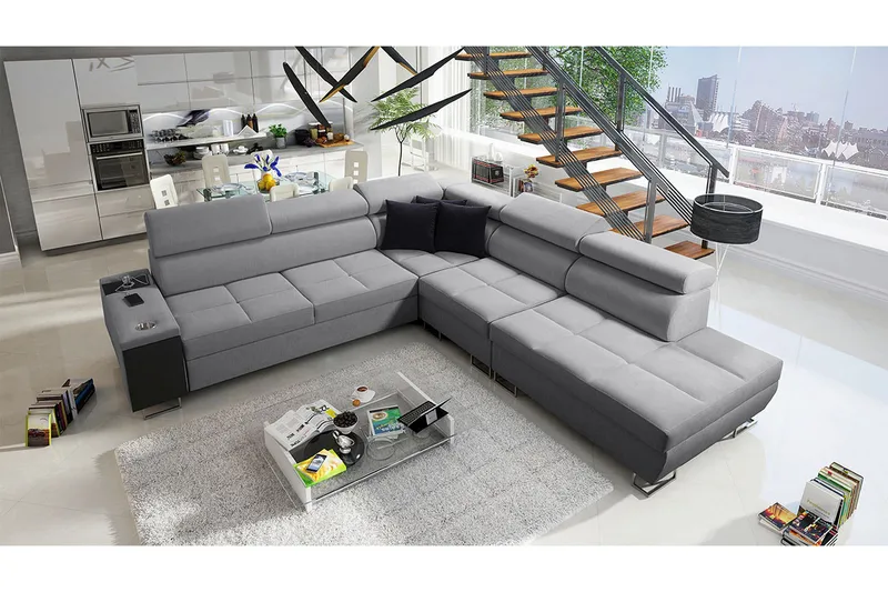 Morenia Sovesofa m. Chaiselong L-formet - Møbler - Sofaer - Sovesofaer