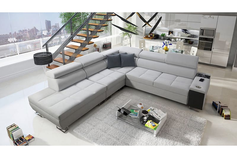 Morenia Sovesofa m. Chaiselong L-formet - Møbler - Sofaer - Sovesofaer