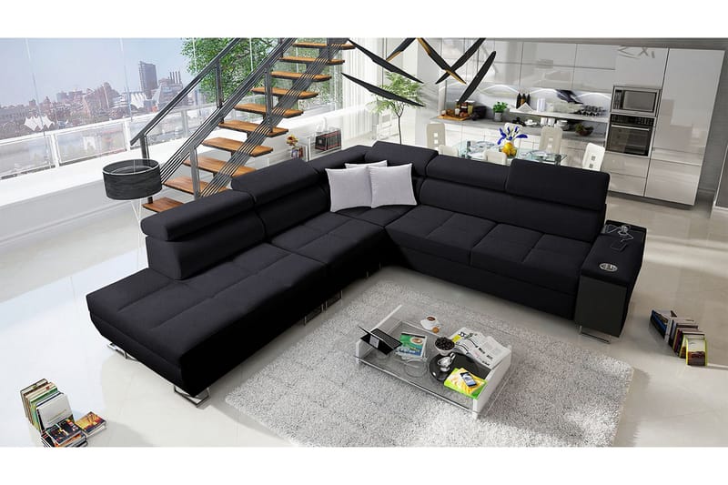 Morenia Sovesofa m. Chaiselong L-formet - Møbler - Sofaer - Sovesofaer