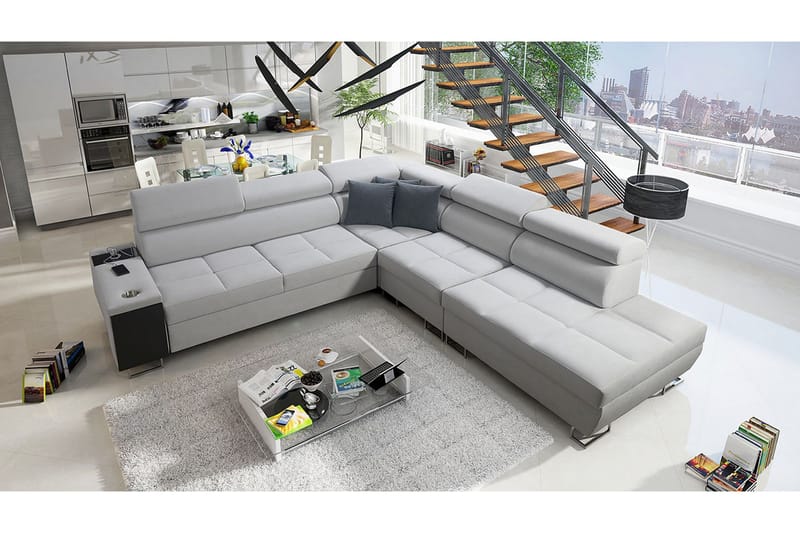 Morenia Sovesofa m. Chaiselong L-formet - Møbler - Sofaer - Sovesofaer