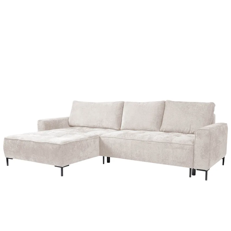 Morvian 3-personers sovesofa med chaiselong - beige - Møbler - Sofaer - Sovesofaer